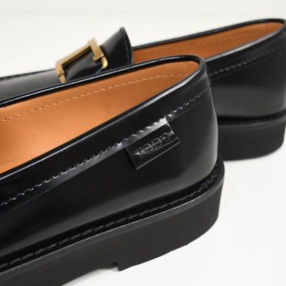TOD'S トッズ Tタイムレス レザー ローファー