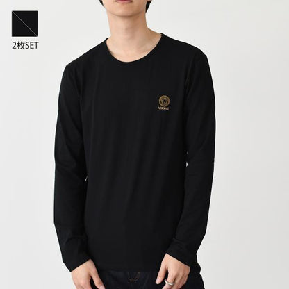 VERSACE 크루넥 롱 T셔츠 2장 세트 