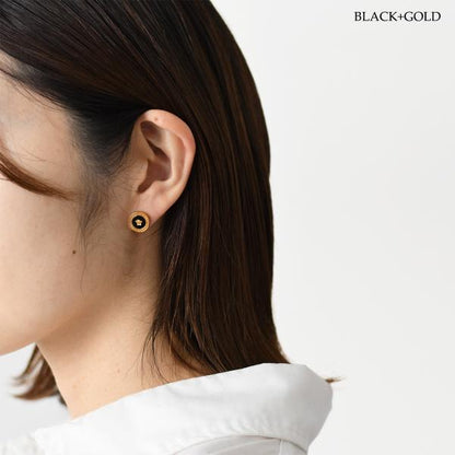 VERSACE エナメル メドゥーサ スタッド ピアス