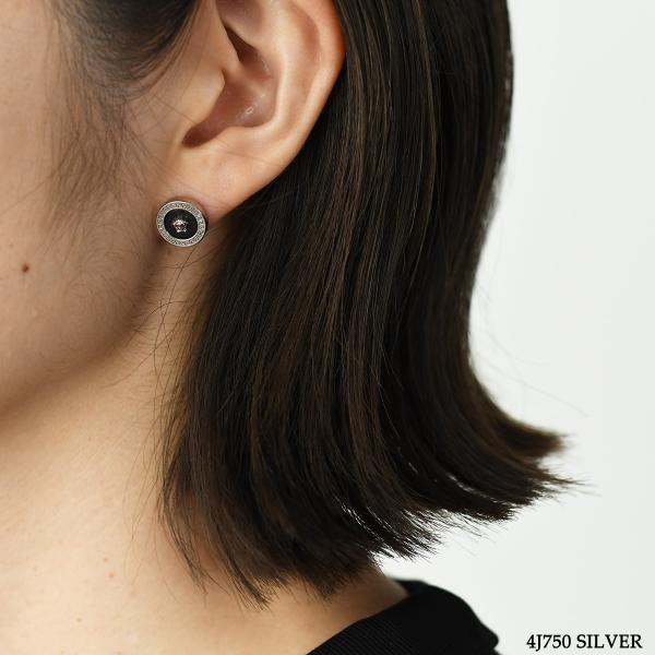 VERSACE エナメル メドゥーサ スタッド ピアス