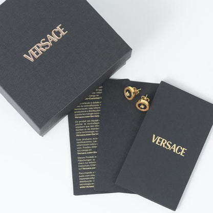 VERSACE エナメル メドゥーサ スタッド ピアス