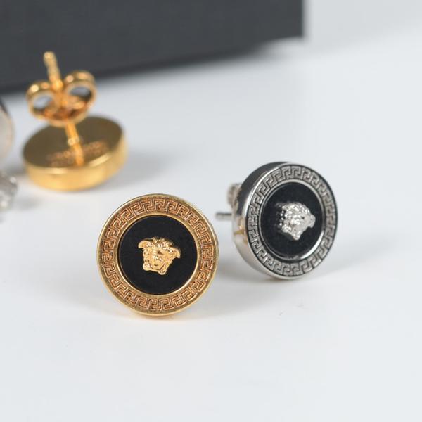 VERSACE エナメル メドゥーサ スタッド ピアス