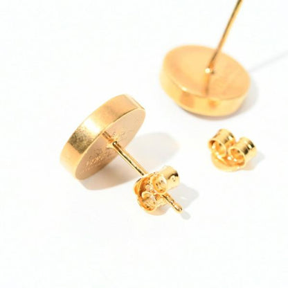 VERSACE エナメル メドゥーサ スタッド ピアス