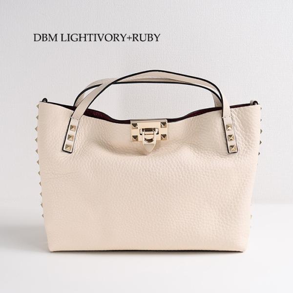 VALENTINO ロックスタッズカーフスキンバッグ