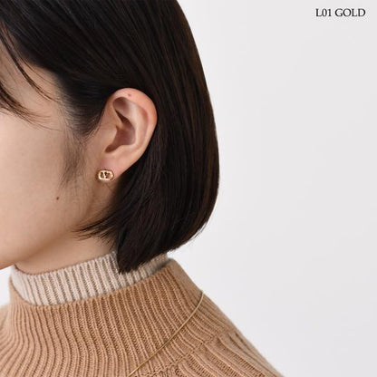 VALENTINO ヴァレンティノ オヴァレット メタル ピアス