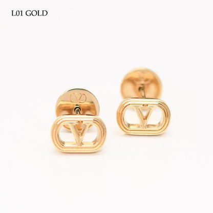 VALENTINO ヴァレンティノ オヴァレット メタル ピアス