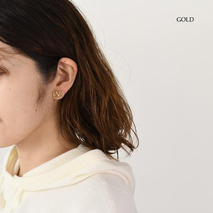 VALENTINO Vロゴ シグネチャー メタル ピアス