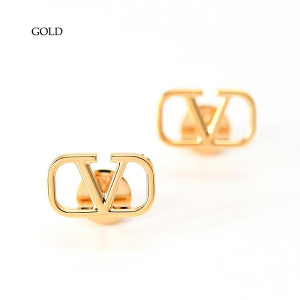 VALENTINO Vロゴ シグネチャー メタル ピアス