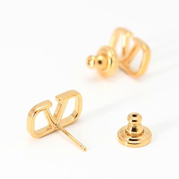 VALENTINO Vロゴ シグネチャー メタル ピアス