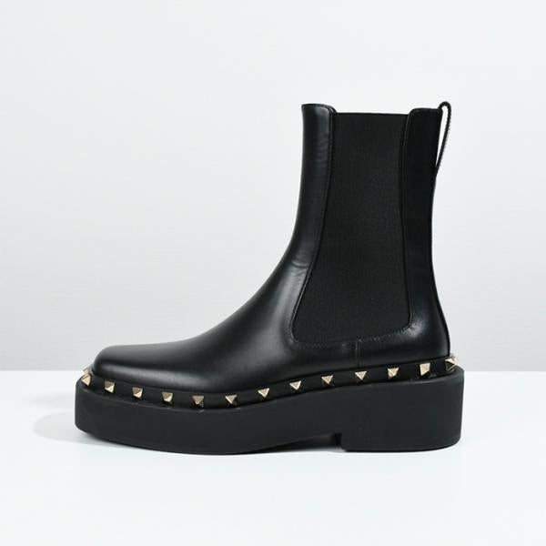 VALENTINO スタッズアンクルブーツ