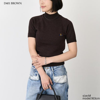 Vivienne Westwood BEA turtleneck short sleeve knit 