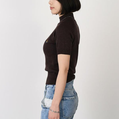 Vivienne Westwood BEA turtleneck short sleeve knit 