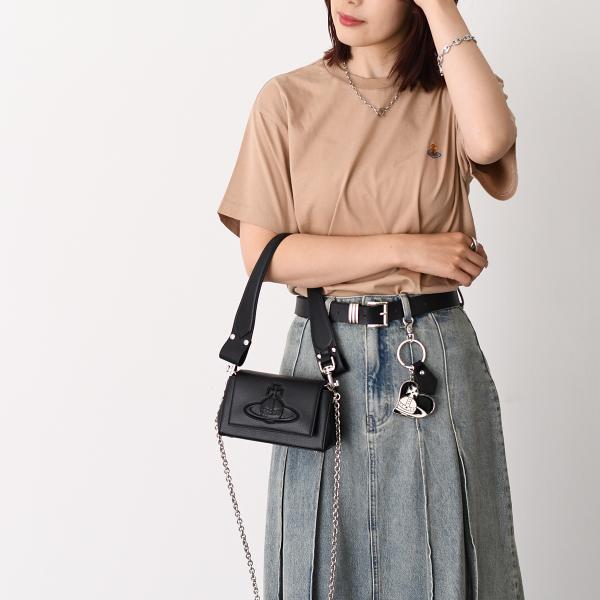 Vivienne Westwood PU GRAIN HAZEL SMALL ハンドバッグ