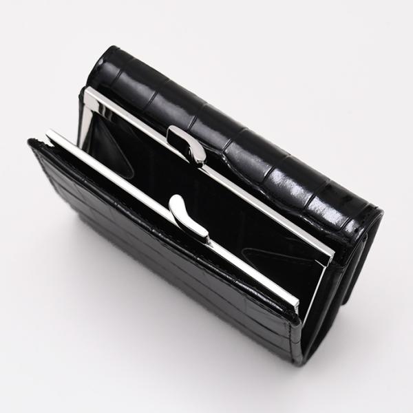 Vivienne Westwood EMBOSS CROC LEATHER 口金三つ折り財布