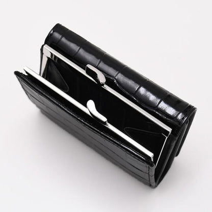 Vivienne Westwood EMBOSS CROC LEATHER 口金三つ折り財布