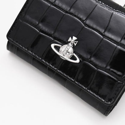 Vivienne Westwood EMBOSS CROC LEATHER 口金三つ折り財布