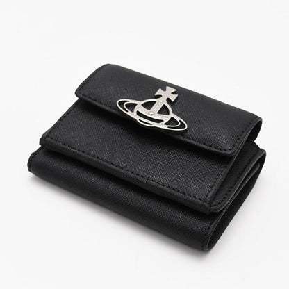 Vivienne Westwood SAFFIANO LEATHER 三つ折りミニ財布