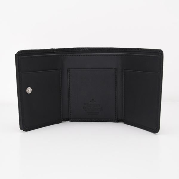 Vivienne Westwood SAFFIANO LEATHER 三つ折りミニ財布