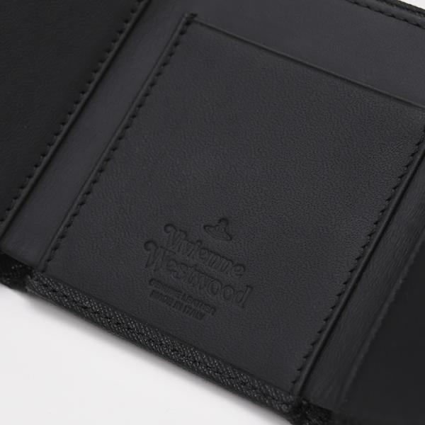 Vivienne Westwood SAFFIANO LEATHER 三つ折りミニ財布