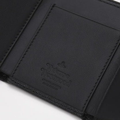 Vivienne Westwood SAFFIANO LEATHER 三つ折りミニ財布