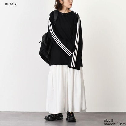 Y-3 와이슬리 Y-3 LONG SLEEVE TEE 3-STRIPES 