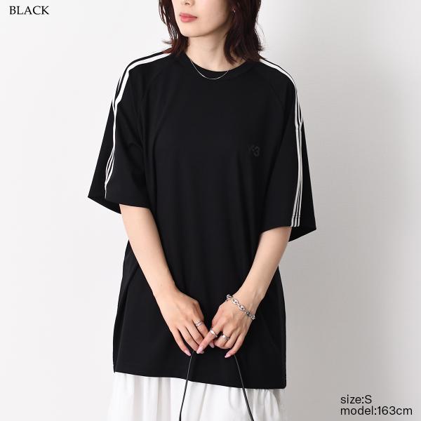 Y-3 SHORT SLEEVE TEE 3-STRIPES