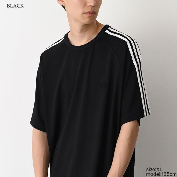 Y-3 SHORT SLEEVE TEE 3-STRIPES