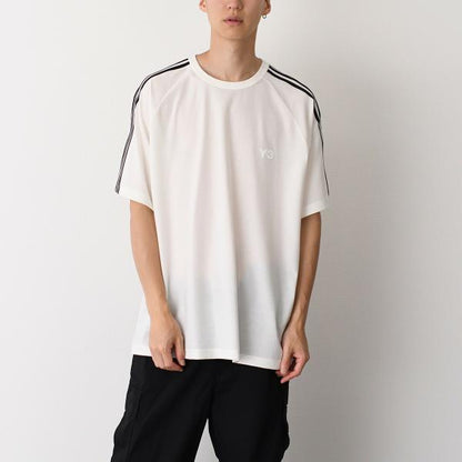 Y-3 SHORT SLEEVE TEE 3-STRIPES