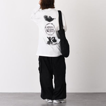 Y-3 GRAPHIC LONG SLEEVE TEE