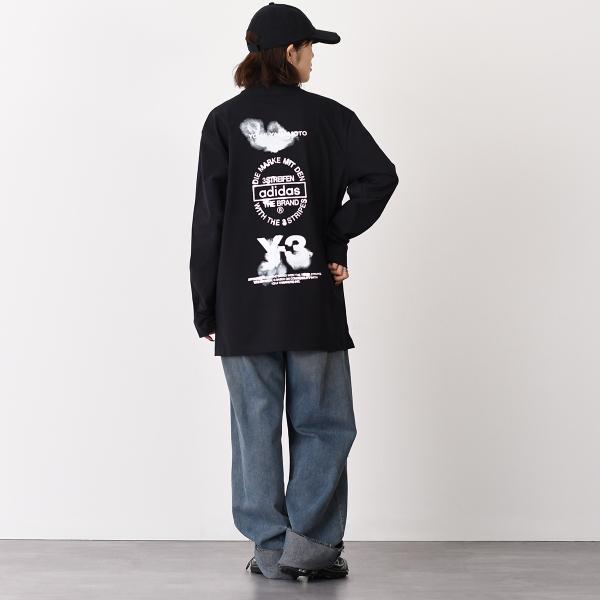 Y-3 GRAPHIC LONG SLEEVE TEE