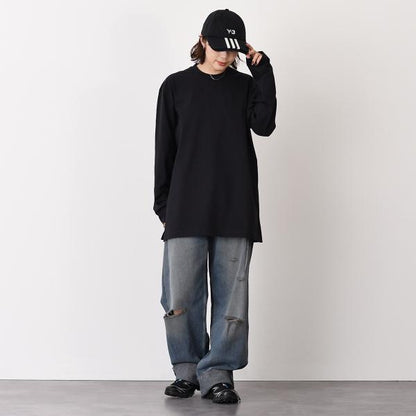 Y-3 GRAPHIC LONG SLEEVE TEE
