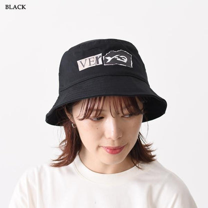 Y-3 GRAPHIC BUCKET HAT