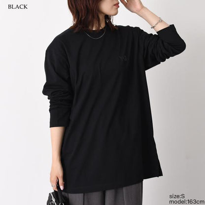 Y-3 LOGO LONG SLEEVE TEE