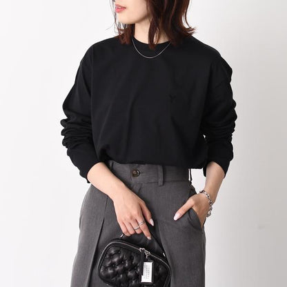 Y-3 LOGO LONG SLEEVE TEE