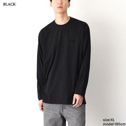 Y-3 LOGO LONG SLEEVE TEE