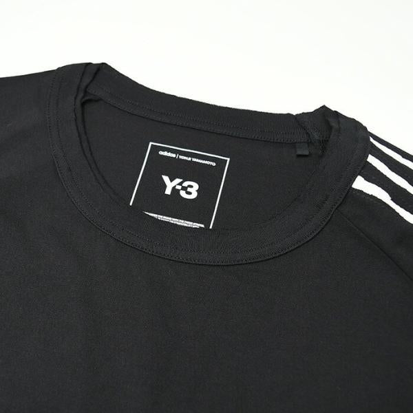 Y-3 RAW EDGE 3 STRIPES SHORT SLEEVE TEE