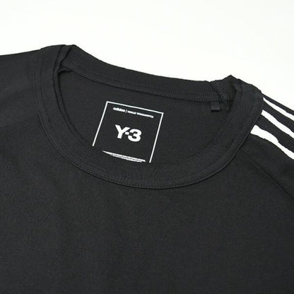 Y-3 RAW EDGE 3 STRIPES SHORT SLEEVE TEE