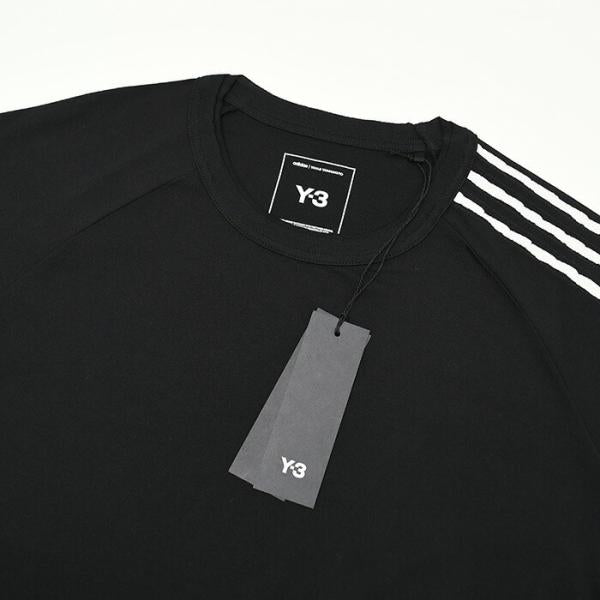 Y-3 RAW EDGE 3 STRIPES SHORT SLEEVE TEE