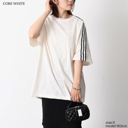 Y-3 RAW EDGE 3 STRIPES SHORT SLEEVE TEE