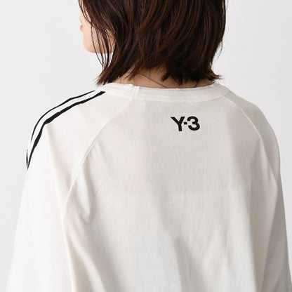 Y-3 RAW EDGE 3 STRIPES SHORT SLEEVE TEE