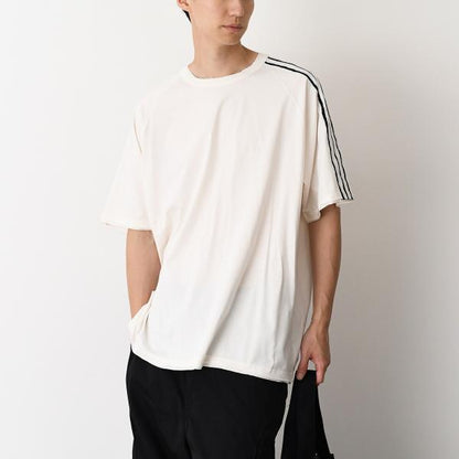 Y-3 RAW EDGE 3 STRIPES SHORT SLEEVE TEE
