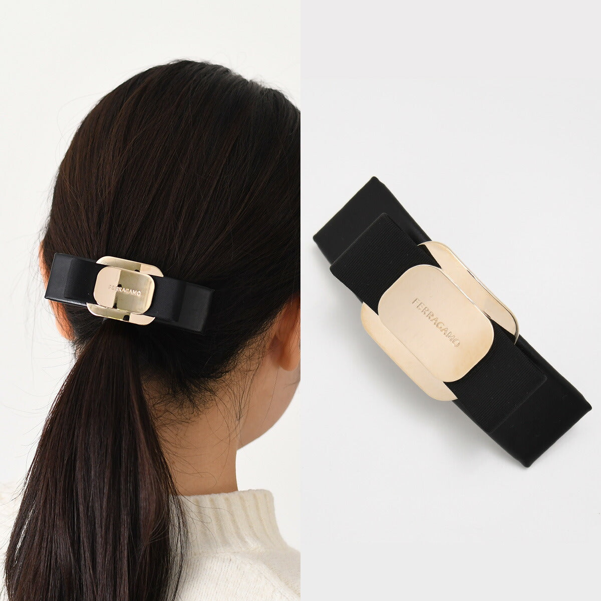 FERRAGAMO フェラガモ リボンバレッタ