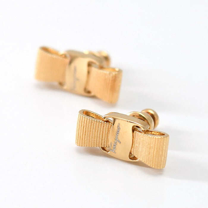 FERRAGAMO フェラガモ ヴァラ・リボン ピアス