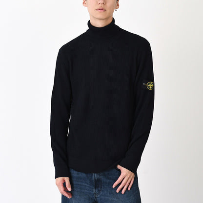 STONE ISLAND 5100052 Turtleneck Knit with Rib Trim 