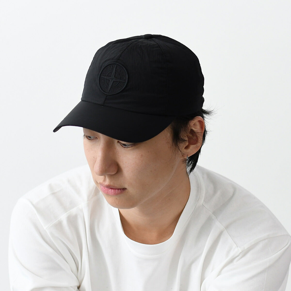 STONE ISLAND NYLON METAL IN ECONYL ベースボールキャップ