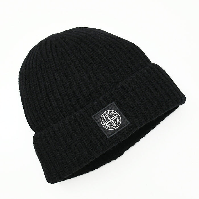 STONE ISLAND RWS GEELONG WOOL リブニット ビーニー