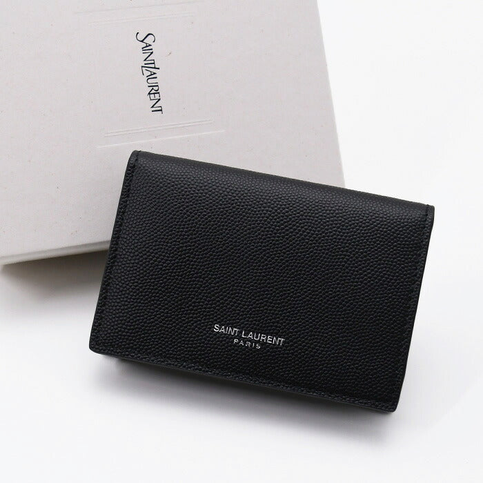 SAINT LAURENT カーフレザー カードケース