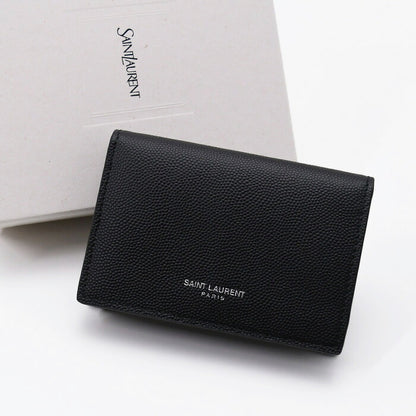 SAINT LAURENT カーフレザー カードケース