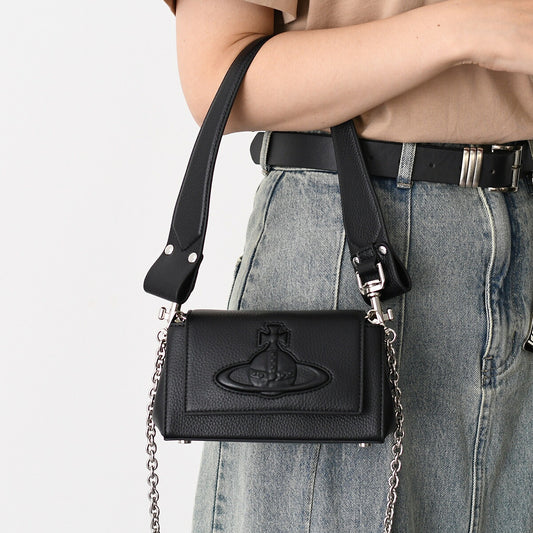 Vivienne Westwood PU GRAIN HAZEL SMALL ハンドバッグ