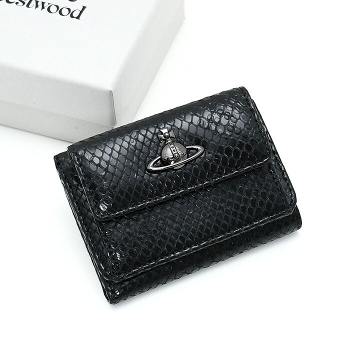 Vivienne Westwood PYTHON-EFFECT 三つ折りミニ財布